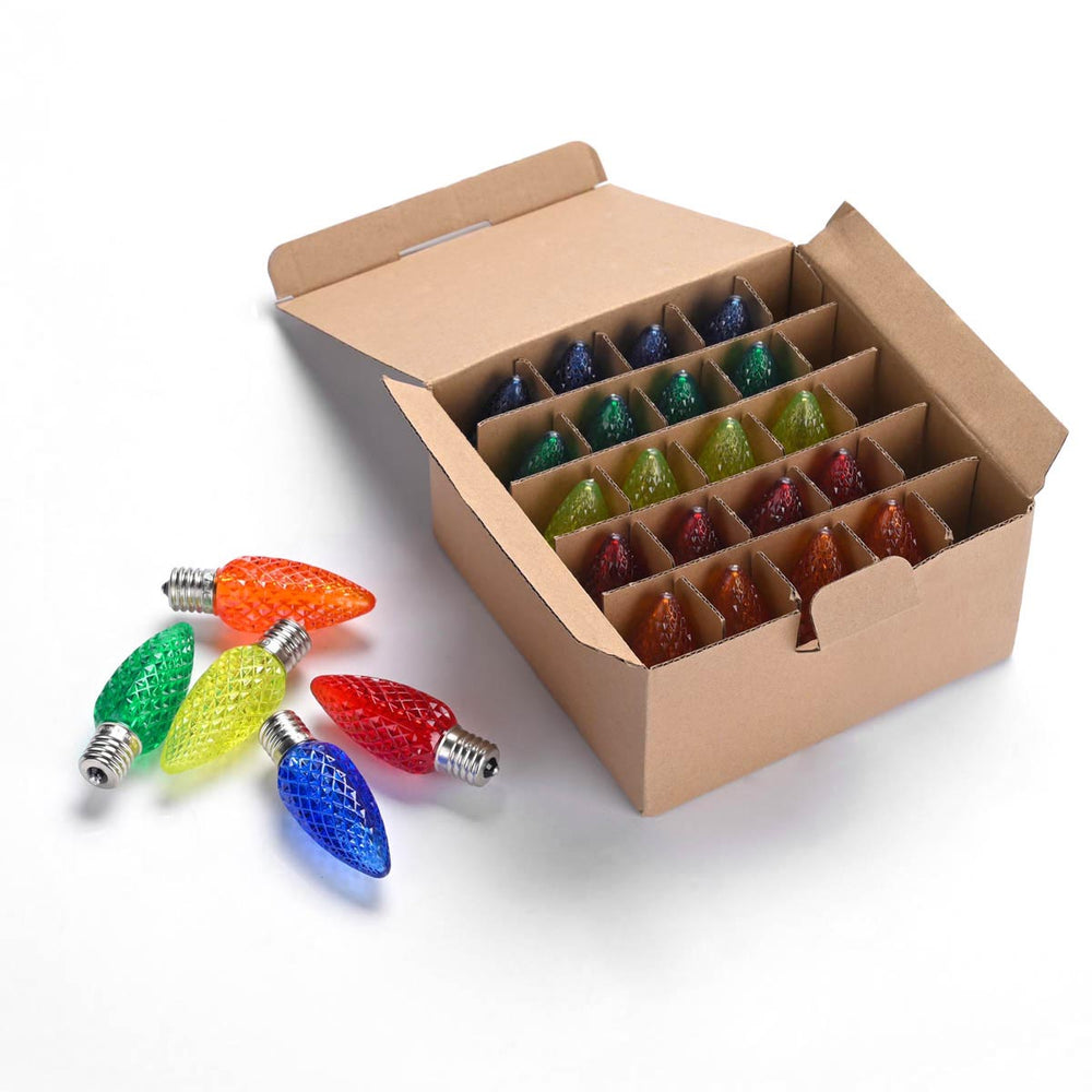 Yescom Commercial Faceted C9 Bulbs (25 Count) Image