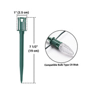 Yescom C7 C9 Christmas Light Clips, Hangers, Stakes, End Caps, Stakes Image