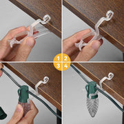 Yescom C7 C9 Christmas Light Clips, Hangers, Stakes, End Caps Image