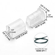 Yescom C7 C9 Christmas Light Clips, Hangers, Stakes, End Caps, End Caps Image