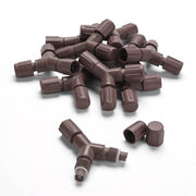 Yescom Splitter Connectors for 110V Mini Christmas String Lights 10Set, Y-shape(Brown) Image