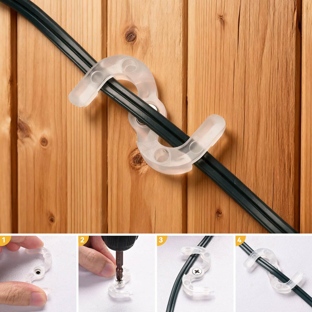 Yescom 100ft Multicolor Outdoor C9 Christmas Light String for Roofline Image