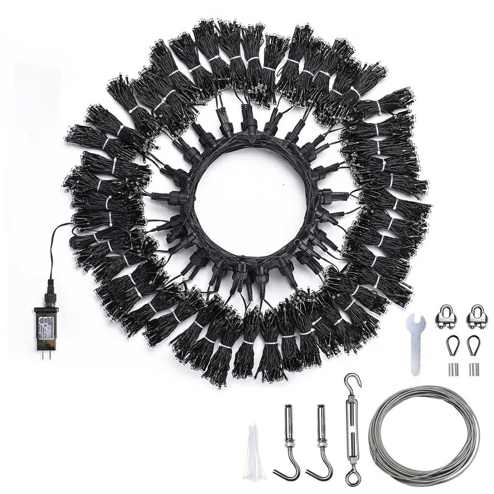 Yescom Commercial Twinkle Curtain String Light 40x10ft Image