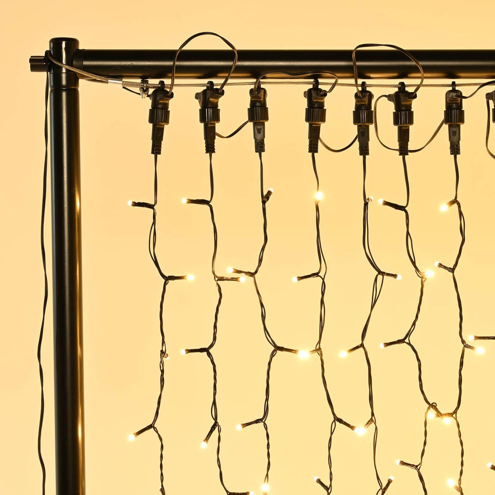 Yescom Commercial Twinkle Curtain String Light 40x10ft Image