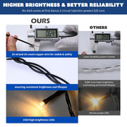 Yescom Commercial Twinkle Curtain String Light 40x10ft Image
