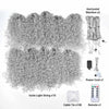 Yescom Commercial Icicle Lights 120V - 29.5', 10Strands, 9,000 5mm LEDs