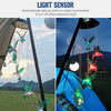 Yescom Solar LED Wind Chime Color Changing Decor Light Hummingbird