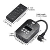 Yescom Dusk-to-Dawn Dimmer & Timer Remote Control