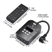 Yescom Dusk-to-Dawn Dimmer & Timer Remote Control Image