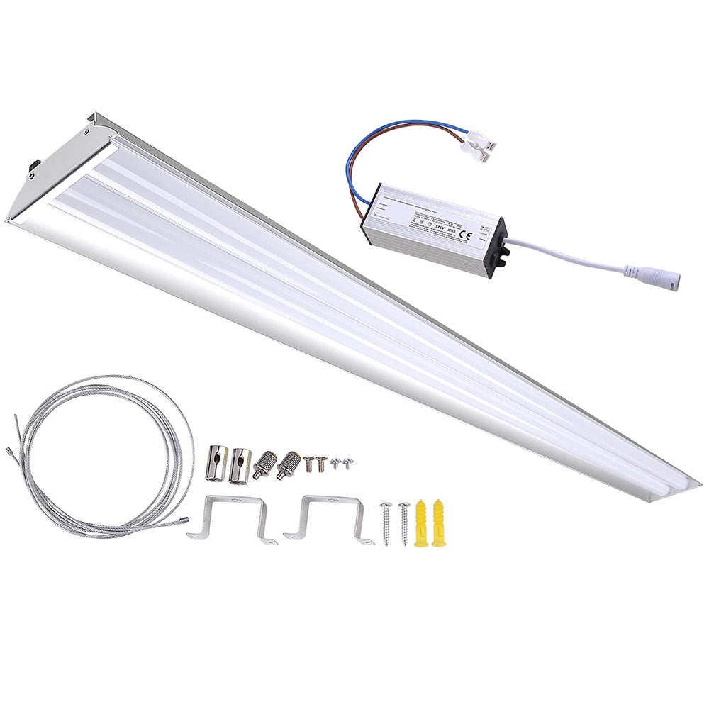 Yescom 40w LED Shop Light Fixture 2-Lamp 4500LM White Image