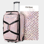 Yescom Dance Competition Rolling Bag with Rack Sports Duffle Bag, FA Rose Image