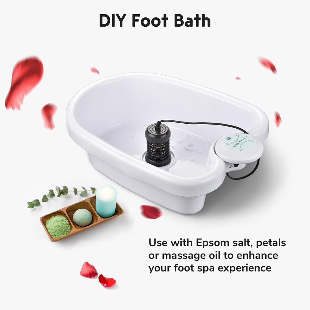 Ionic Detox Foot Bath Spa w/ Tub Pedicure Health Relax