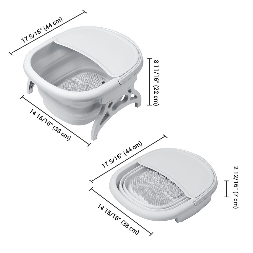 Yescom Collapsible Foot Soaking Tub Spa Bucket with Cover Image