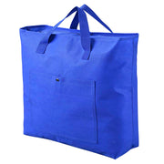 Yescom Reusable Tote Bag with Handles and Zipper Blue Polyester Image