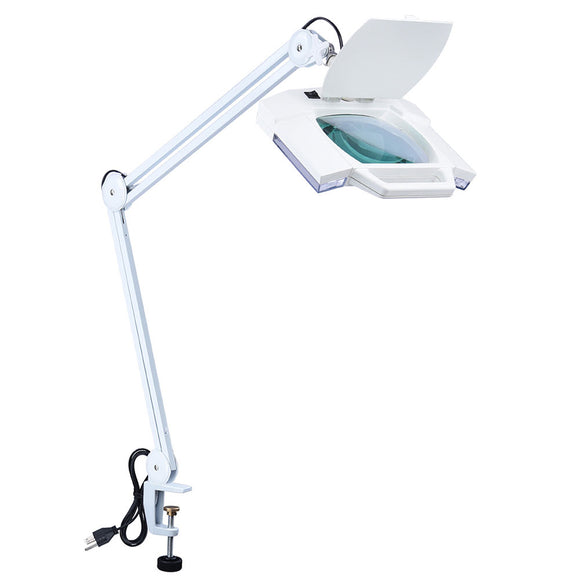 Yescom Magnifying Desk Lamp w/ Clamp 5x Square Tabletop Image