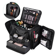 Yescom Makeup Case with Drawers Cosmetic Storage Bag 17" Image