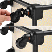 Yescom Rolling Makeup Case Art Deco Artist Travel Case Image