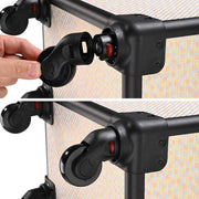 Yescom Art Deco Cosmetology Rolling Case Makeup Case Image