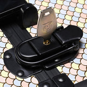 Yescom Art Deco Cosmetology Rolling Case Makeup Case Image