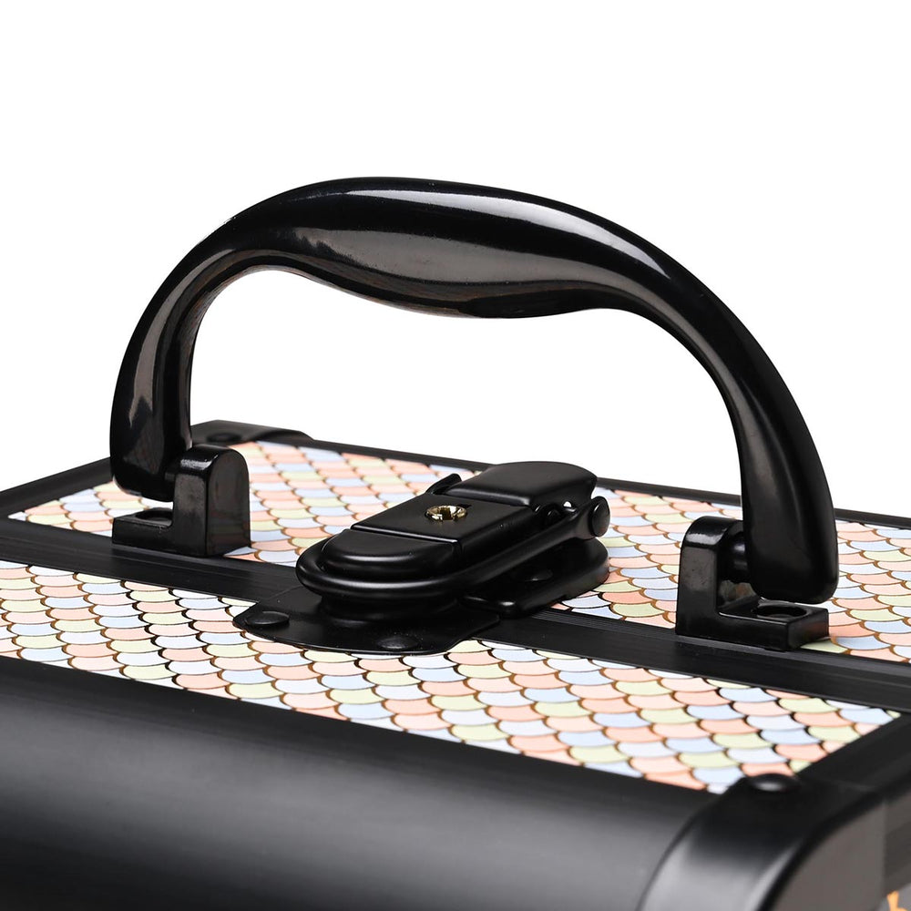 Yescom Art Deco Cube Makeup Box Cosmetic Case Image