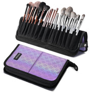 Yescom Makeup Brush Holder with 29 Pockets Stand Up, Charm ForgetMeNot Image