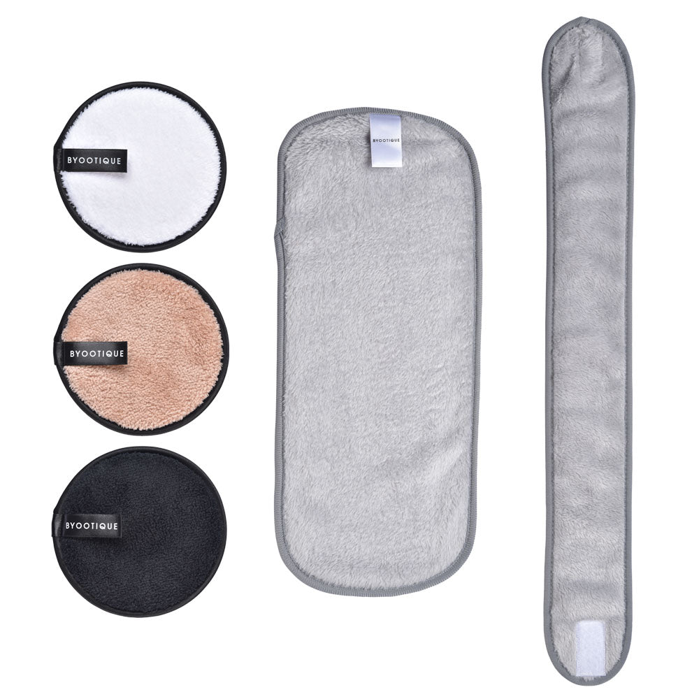 Yescom Makeup Remover Pads Hairband Towel Reusable Image