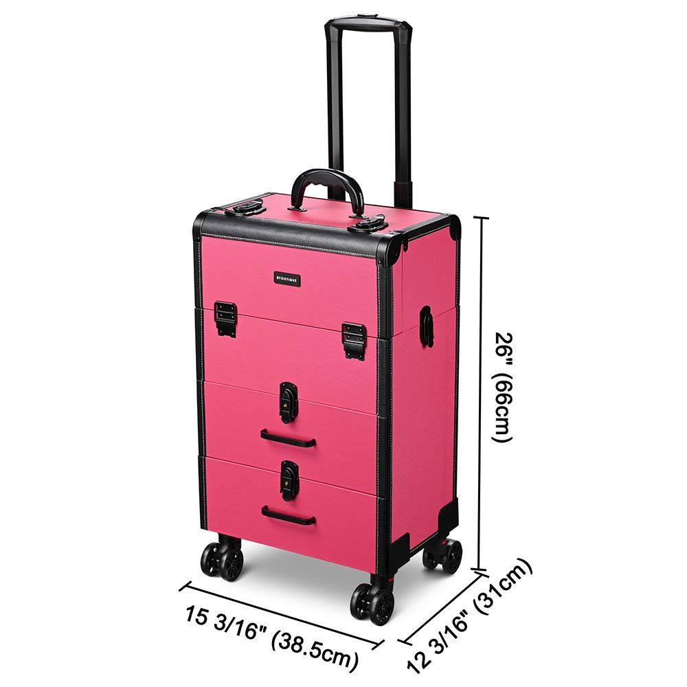 Yescom Artist Rolling Makeup Case with Drawers Image