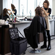 Yescom Hairdresser Suitcase on Wheels for Hairstylist Makeup Artist Image