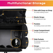 Yescom Hairdresser Suitcase on Wheels for Hairstylist Makeup Artist Image