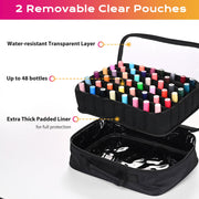Yescom Hairdresser Nail Tech Rolling Case with Makeup Backpack Image