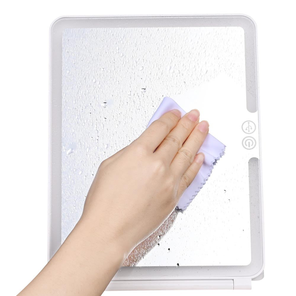 Byootique 10" LED Folding Mirror Travel Magnifying Mirror 1X/3X/5X
