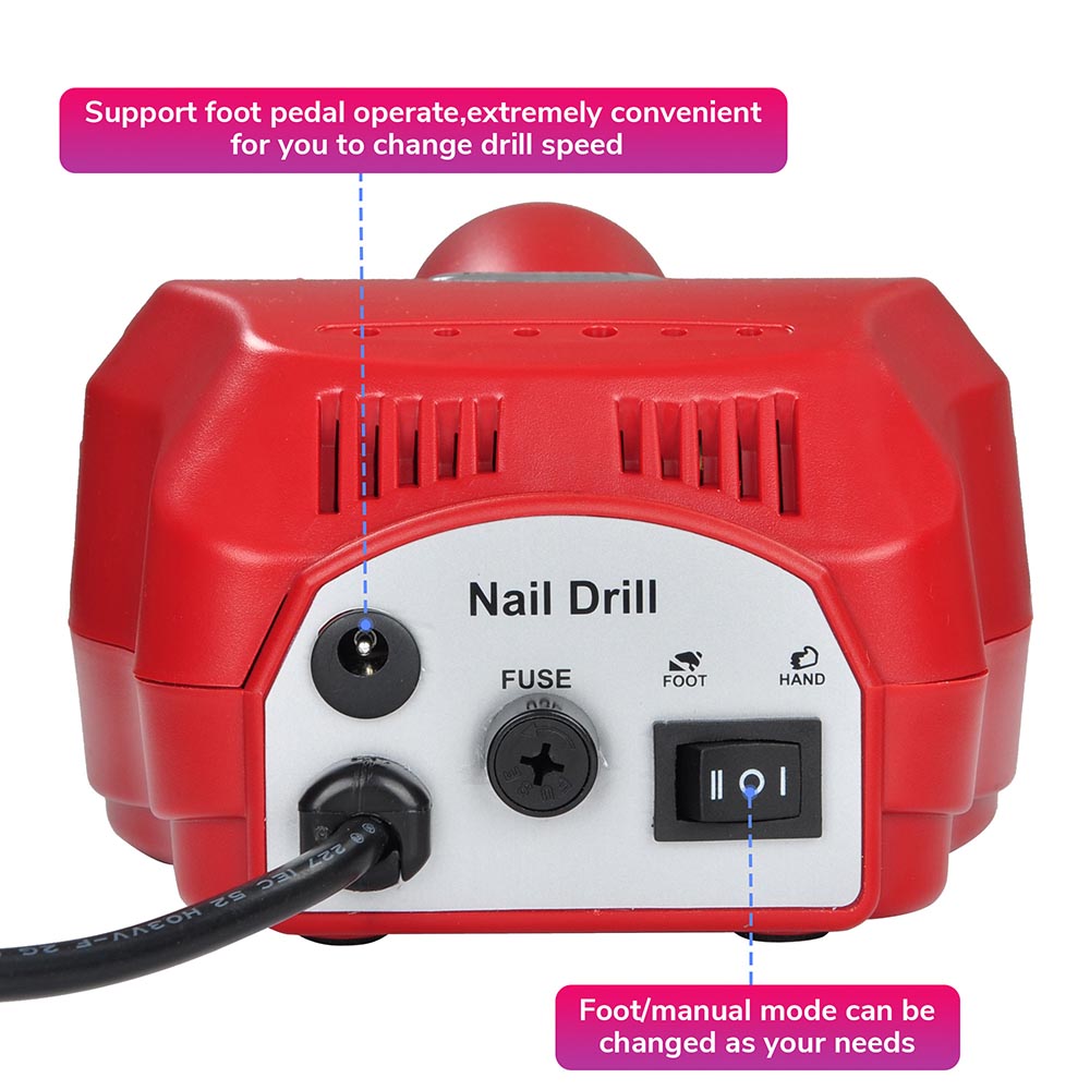 Yescom Nails Care Manicure Electronic Nail Drill File Machine Image