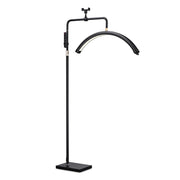Yescom 28in Half Moon Light Adjustable Eyelash Tattoo Floor Lamp, Black Image