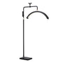Yescom 28in Half Moon Light Adjustable Eyelash Tattoo Floor Lamp, Black Image
