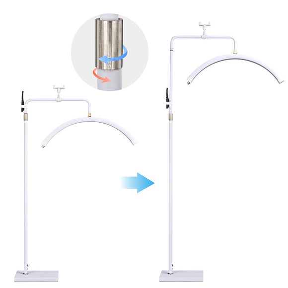Yescom 28in Half Moon Light Adjustable Eyelash Tattoo Floor Lamp Image