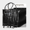 Byootique Shopper Bag with (5)Wheels & (3)Handles Rolling Grocery Tote