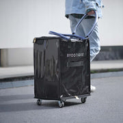 Yescom Shopper Bag with (5)Wheels & (3)Handles Rolling Grocery Tote Image