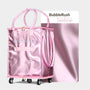 Yescom Shopper Bag with (5)Wheels & (3)Handles Rolling Grocery Tote, 16in BubbleRush Image