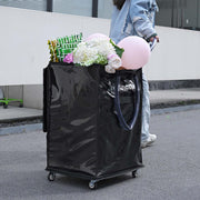 Yescom Shopper Bag with (5)Wheels & (3)Handles Rolling Grocery Tote Image