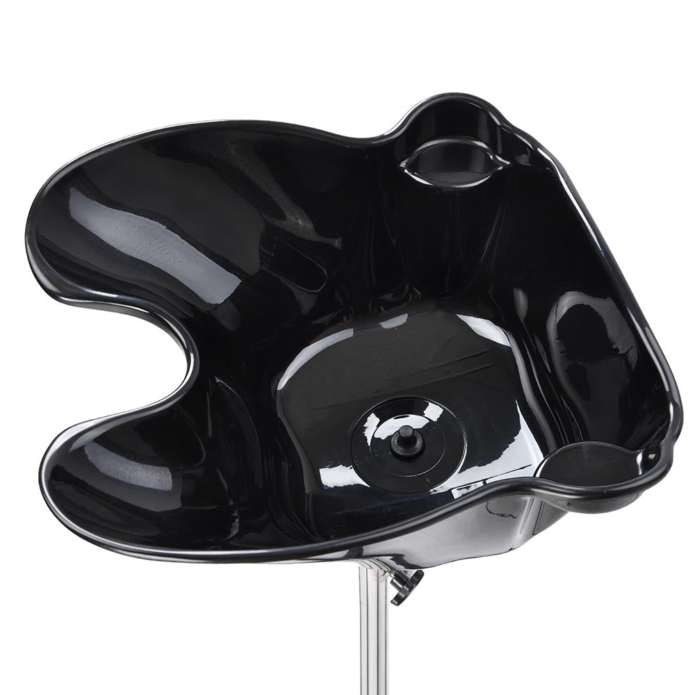 Yescom Deep Shampoo Bowl Salon Hair Basin Adjustable Black Image