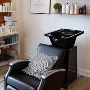 Yescom Salon Shampoo Bowl Hair Basin w/ Faucet Neck Rest Hair Trap Image