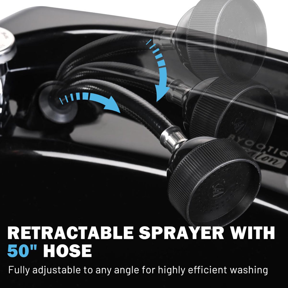 Yescom Vacuum Breaker Shampoo Bowl w/ Gel Neck Rest Image