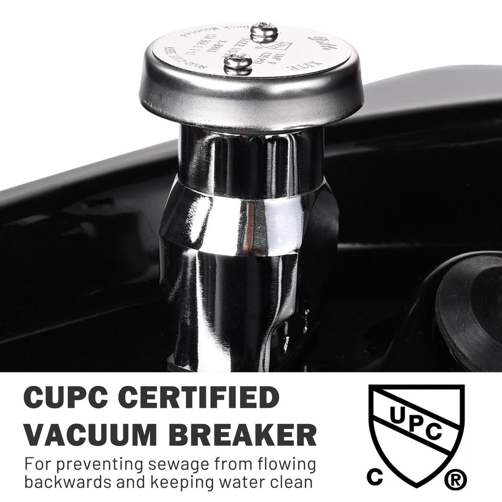 Yescom Vacuum Breaker Shampoo Bowl w/ Gel Neck Rest Image