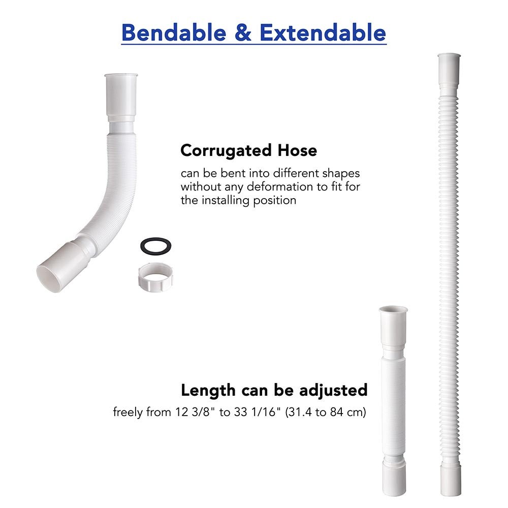 Shampoo Bowl Drain Hose 1 7/16" Dia.