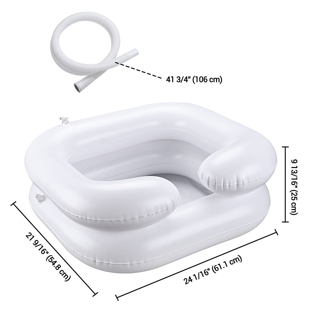 Yescom Inflatable Shampoo Bowls with Hose 2ct/Pack Image