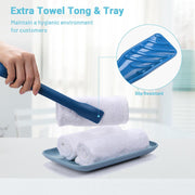 Yescom 23L Heated Towel Warmer UV Sterilizer Cabinet 2-Layer Image