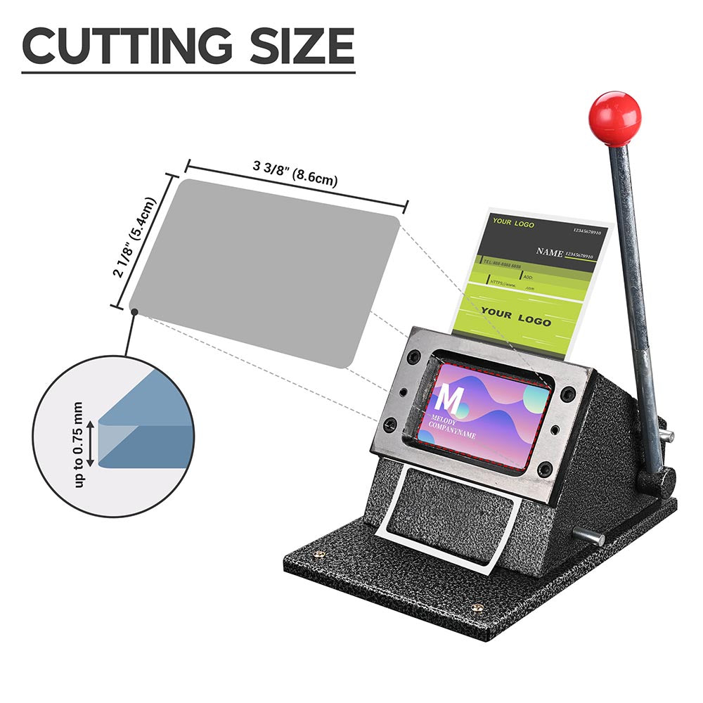 Yescom Heavy Duty Business Name ID Card Die Cutter Image