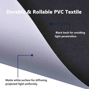 InstaHibit Movie Projector Screen PVC Material 177" 16:9 Matte White