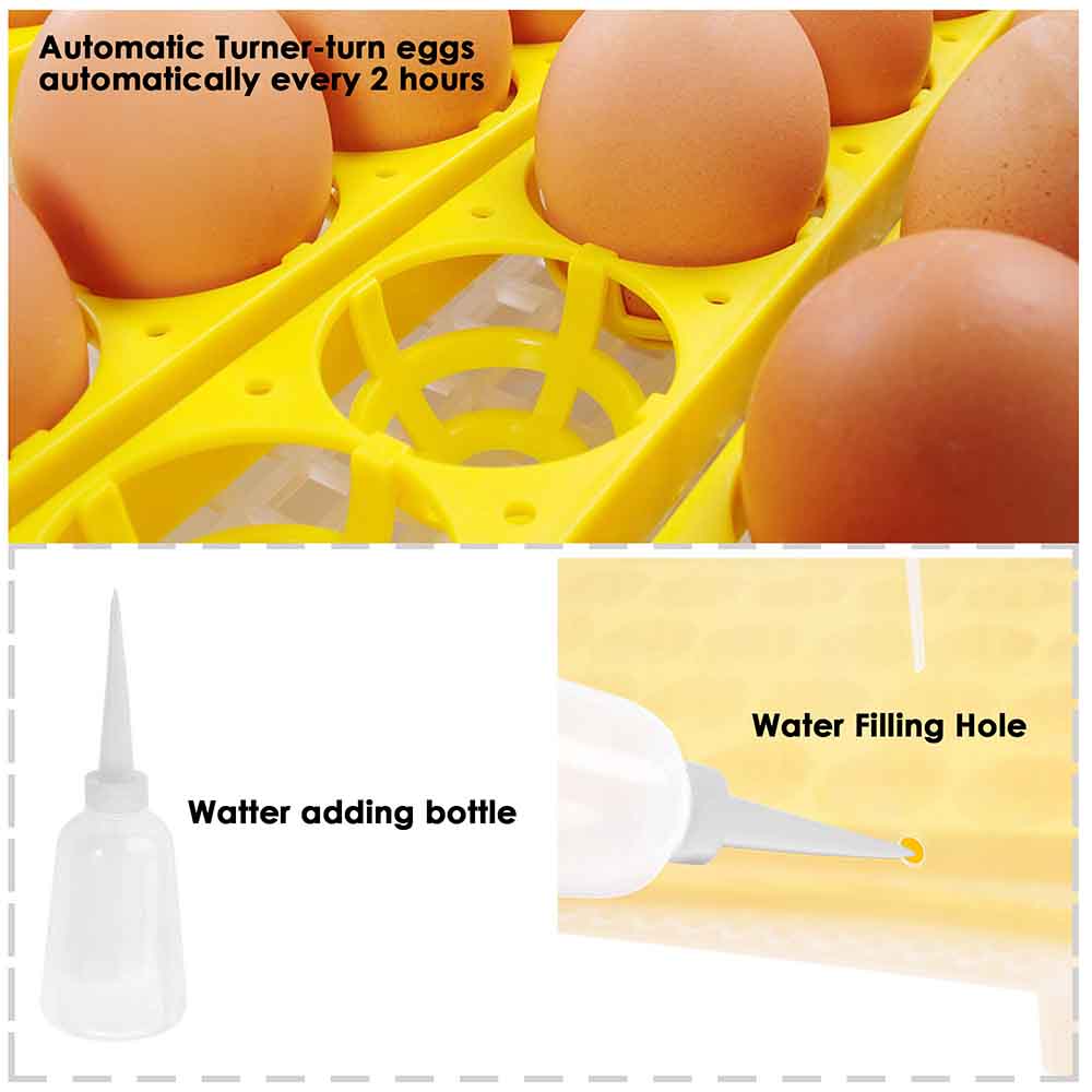 Yescom 56 Egg Incubator Temper Control Auto Turning Image