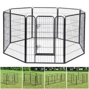 Yescom Heavy Duty Dog Playpen 40" Tall 48-Panel Puppy Pen Metal Image